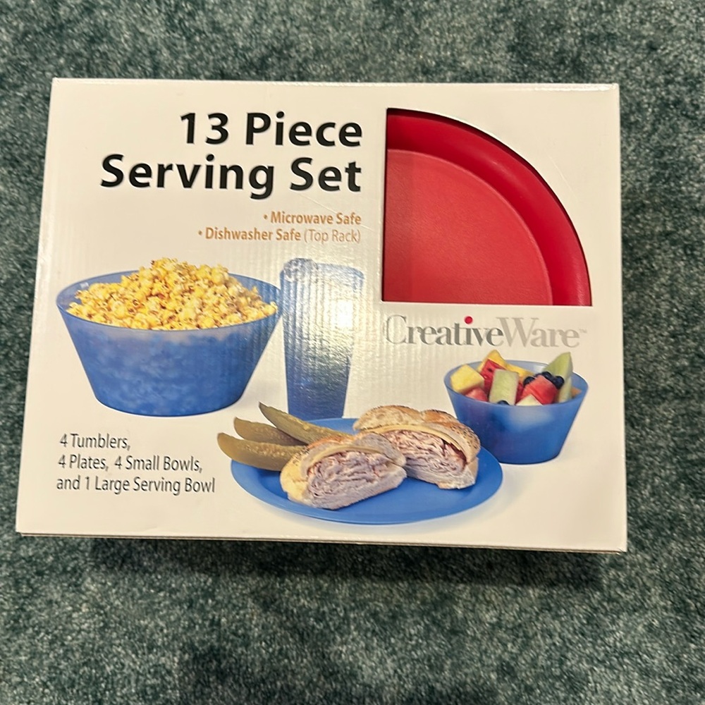 ❤️ CreativeWare 13pc Serving Set NEW